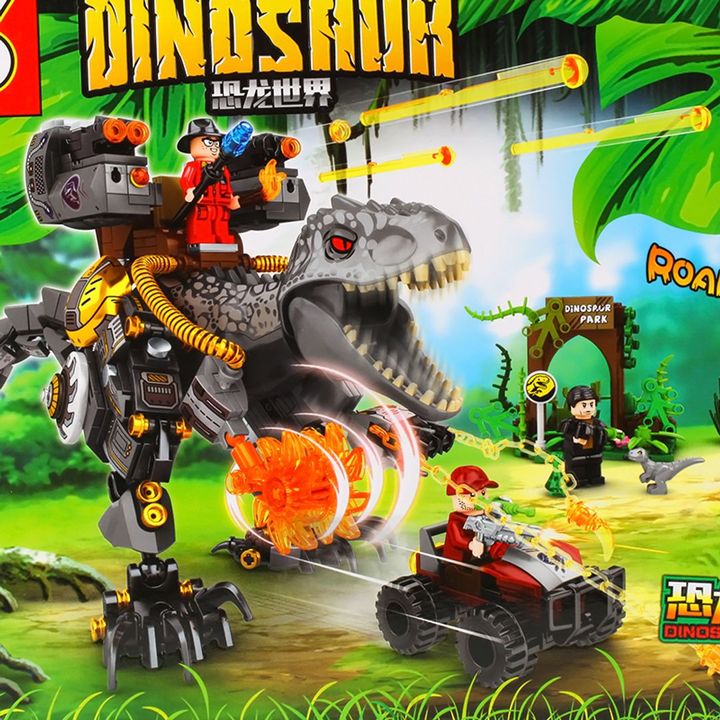 Đồ chơi lắp ghép World Dinosaur - Khủng long đại chiến 1510