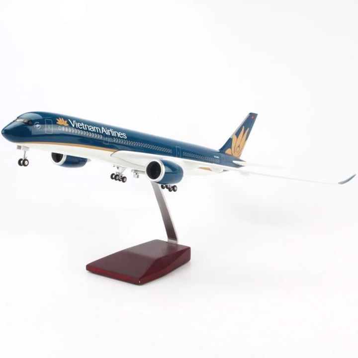 Mô hình Máy bay lắp ghép VietNam Airlines 47cm A350