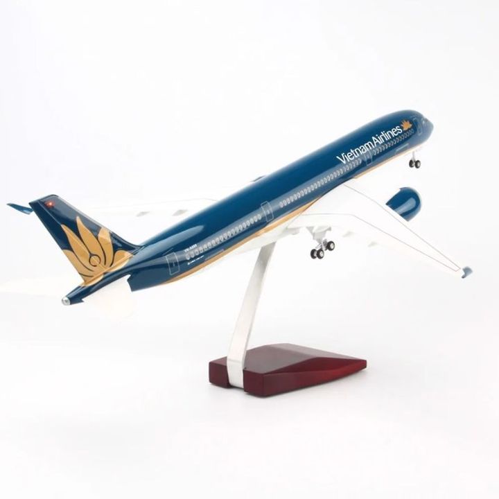 Mô hình Máy bay lắp ghép VietNam Airlines 47cm A350