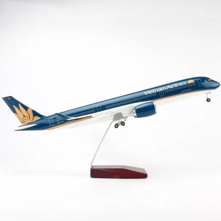 Mô hình Máy bay lắp ghép VietNam Airlines 47cm A350