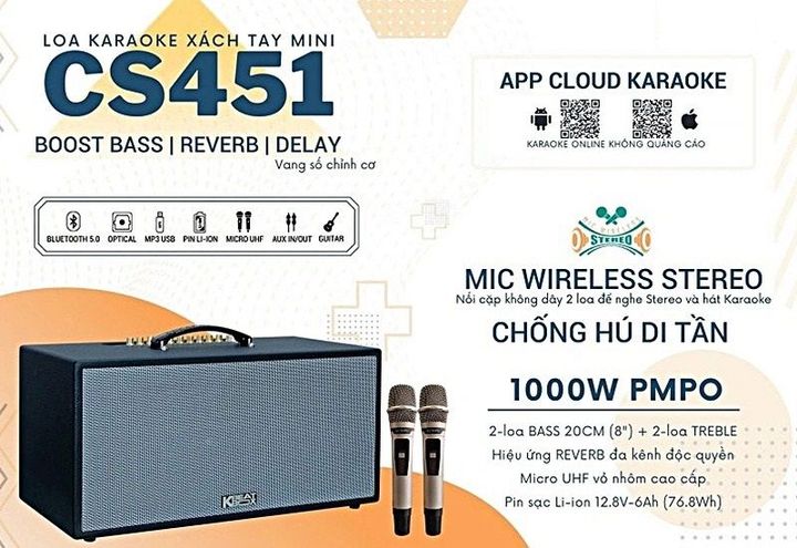 Loa Karaoke di động ACNOS CS451