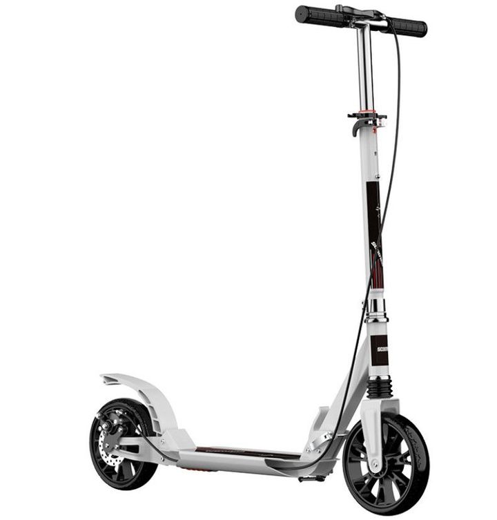 Xe trượt scooter 2 bánh thể thao có thắng đĩa và giảm sóc