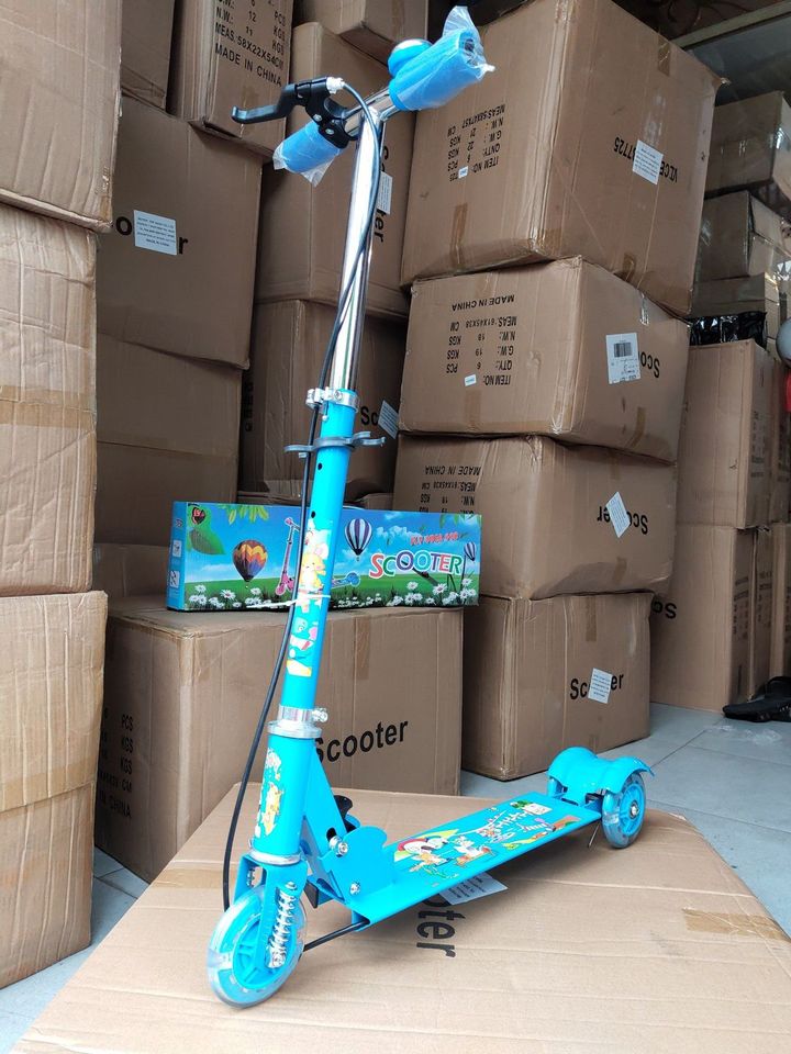 Xe trượt Scooter Có Lò Xo, Chuông và Phanh 2108-C