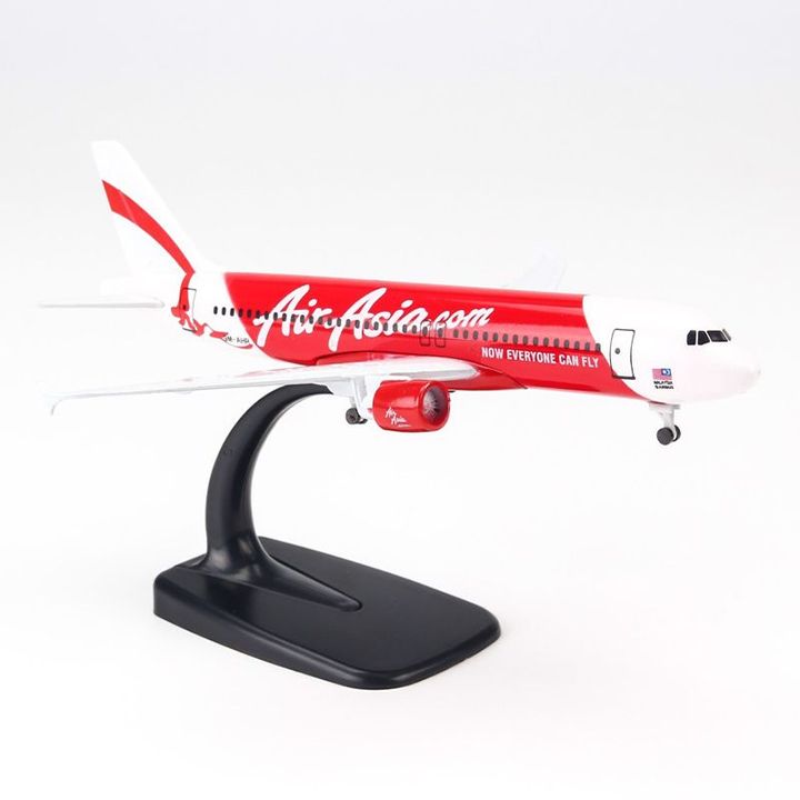 Mô hình Máy bay Air Asia Airbus A320 20 cm