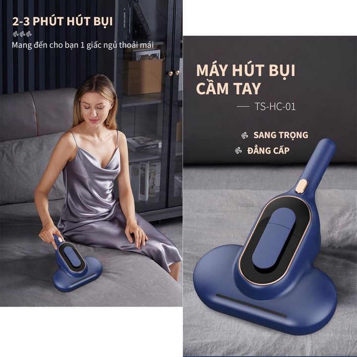 Máy hút bụi giường nệm diệt khuẩn UV TSUKI TS-HC01