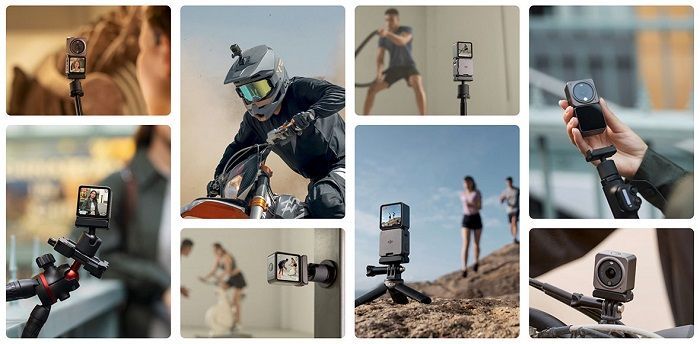 Camera hành động DJI Action 2 Dual-Screen Bản Combo