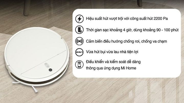 Robot hút bụi lau nhà Xiaomi Vacuum Mop 2