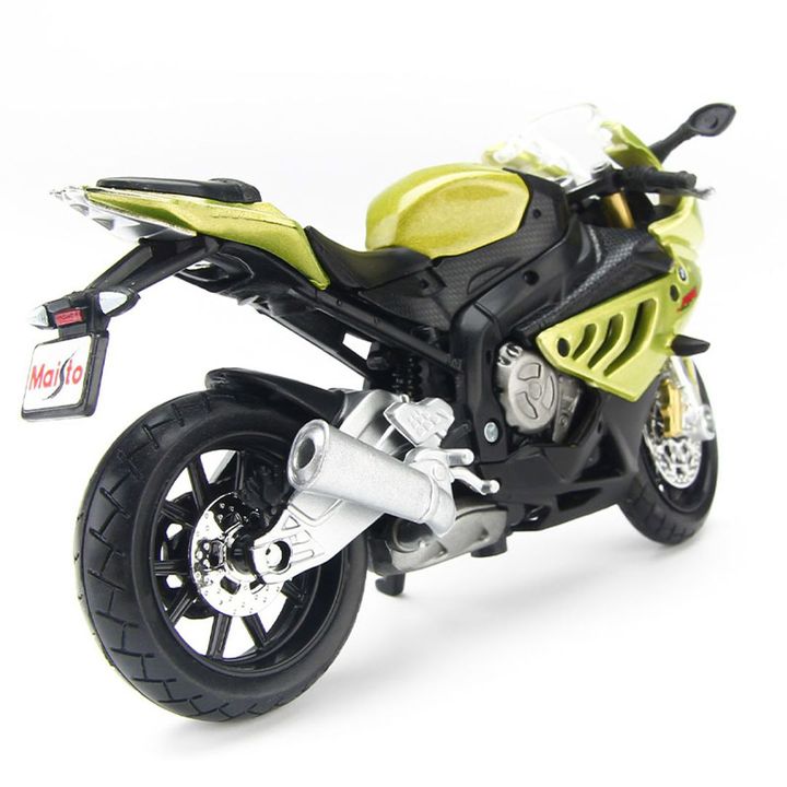 Mô hình Xe mô tô BMW S1000RR Light Green 1:18