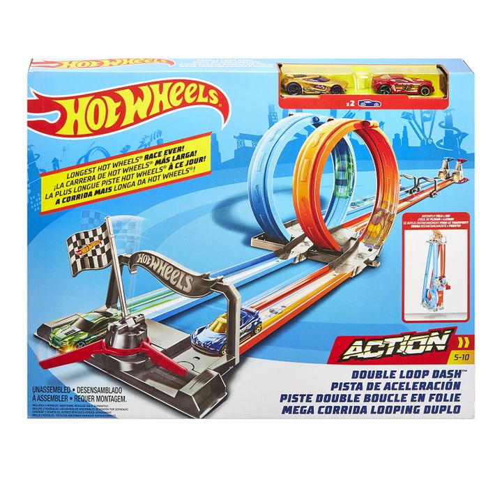 Đường đua xoắn kép siêu tốc Hot Wheels