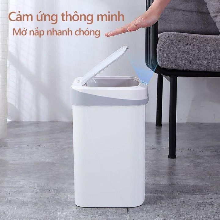 Thùng rác thông minh pd6008 thiết kế nhỏ gọn, tiện lợi