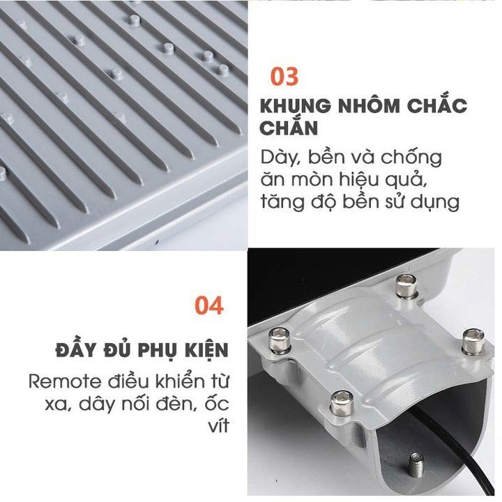 Đèn đường năng lượng mặt trời ORALYS 200W