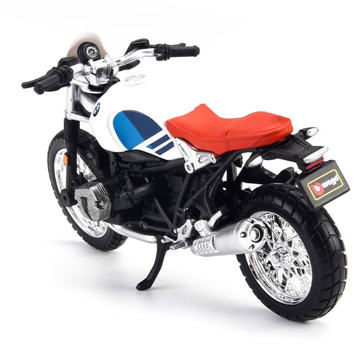 Mô hình Xe mô tô BMW R Nine T Urban GS White 1:18