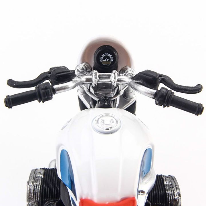 Mô hình Xe mô tô BMW R Nine T Urban GS White 1:18