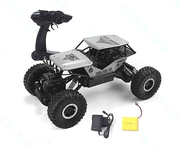 Xe điều khiển địa hình Rock Crawler 6999 4WD Rally Car vỏ nhôm – Màu bạc