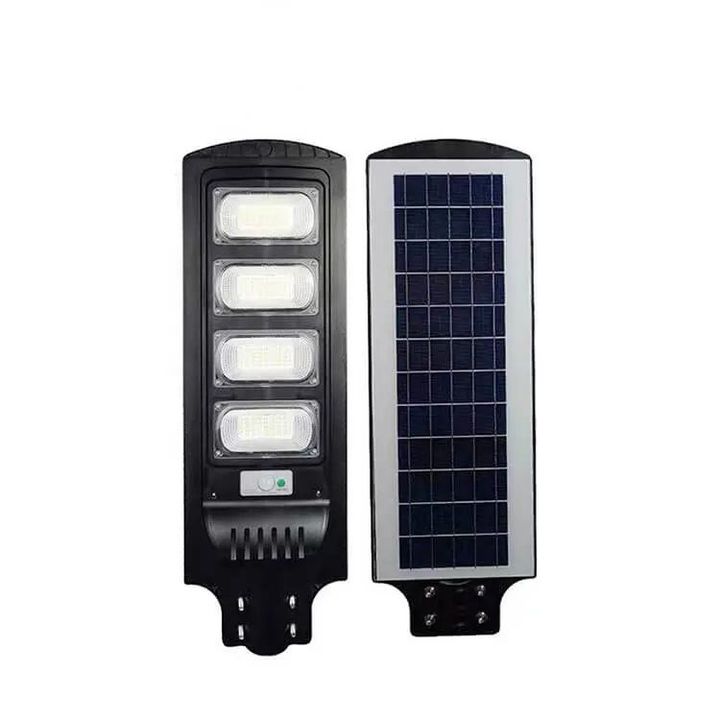 Đèn đường năng lượng mặt trời 400W khoan bắc vít liền thể siêu sáng