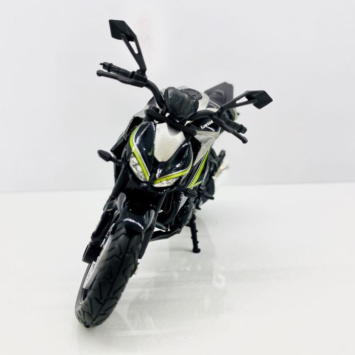 Mô hình Xe mô tô Kawasaki Z1000 R Green 1:18 Welly