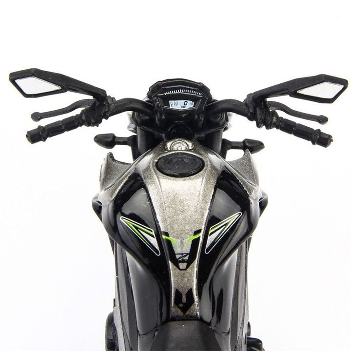 Mô hình Xe mô tô Kawasaki Z1000 R Green 1:18 Welly