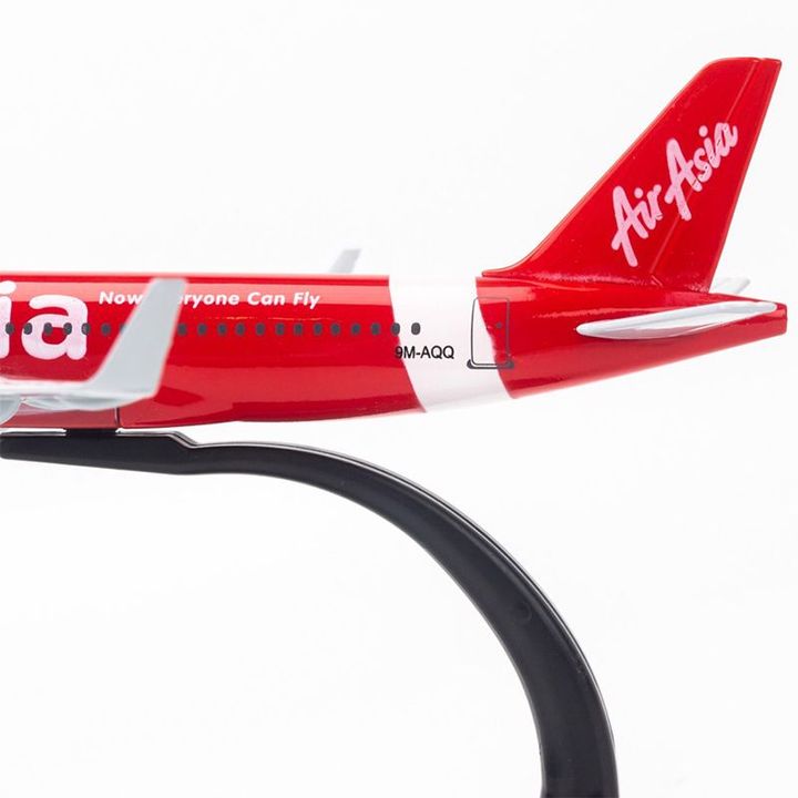 Mô hình Máy bay Air Asia Airbus A320 16cm