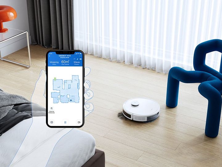 Robot hút bụi lau nhà thông minh Ecovacs Deebot N10 Bản Quốc Tế