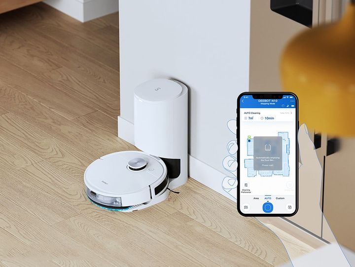 Robot hút bụi lau nhà thông minh Ecovacs Deebot N10 Bản Quốc Tế