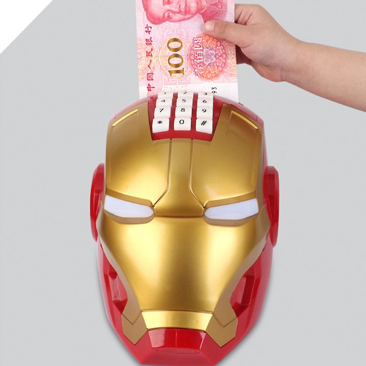 Két sắt mini hình Iron Man Jolavn 