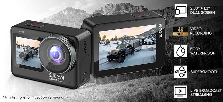 Camera hành trình SJCAM SJ10 Pro Dual Screen