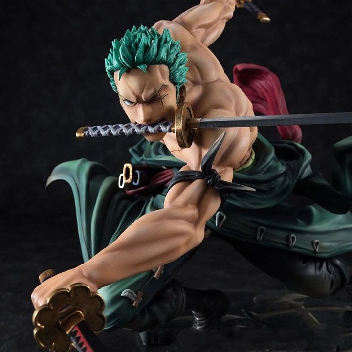 Mô hình Nhân vật Zoro Tam Kiếm One Piece 20cm