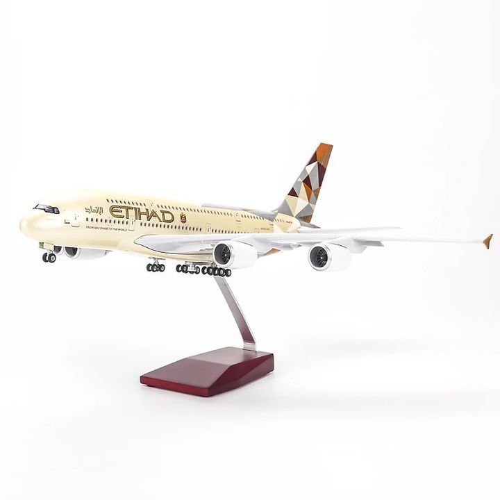 Mô hình máy bay Etihad Airbus A380 47cm