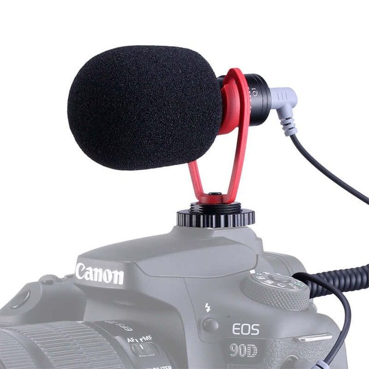 Microphone thu âm Sairen VM-Q1 Cổng Kết Nối Jack 3.5mm Dùng Quay Video, Vlog Cho Điện Thoại, Máy Ảnh