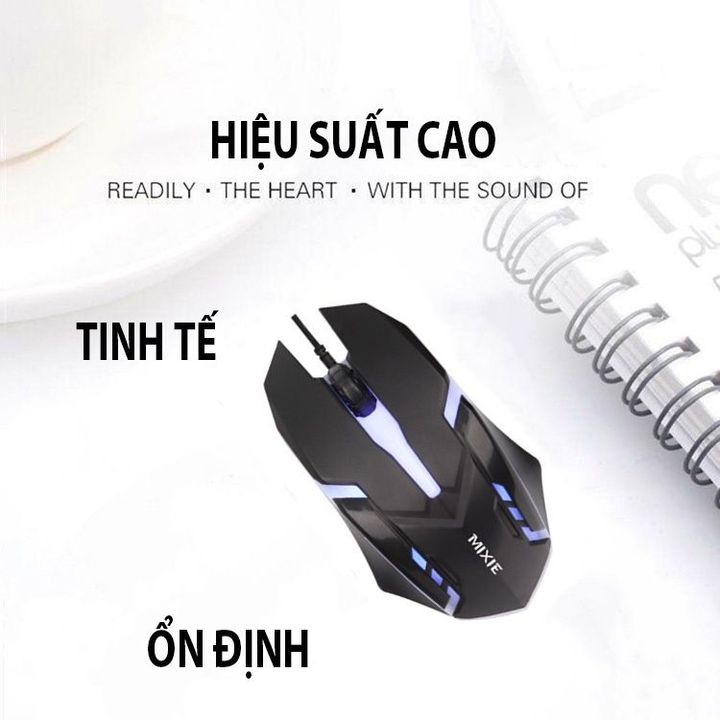 Chuột máy tính gaming MIXIE X3 USB chính hãng