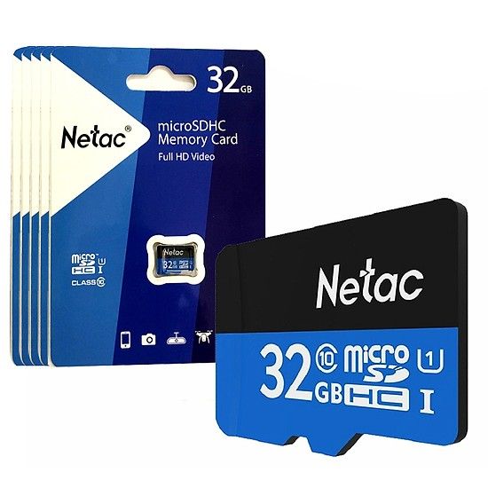 Hình ảnh Thẻ nhớ micro SDHC NETAC 32GB chính hãng Class 10