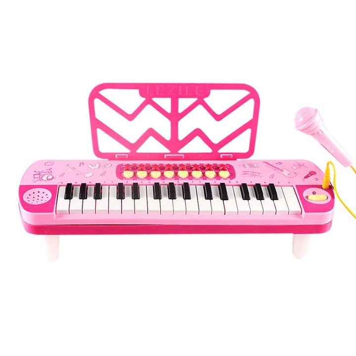 Đàn piano organ 37 phím kèm micro đồ chơi âm thanh cho bé