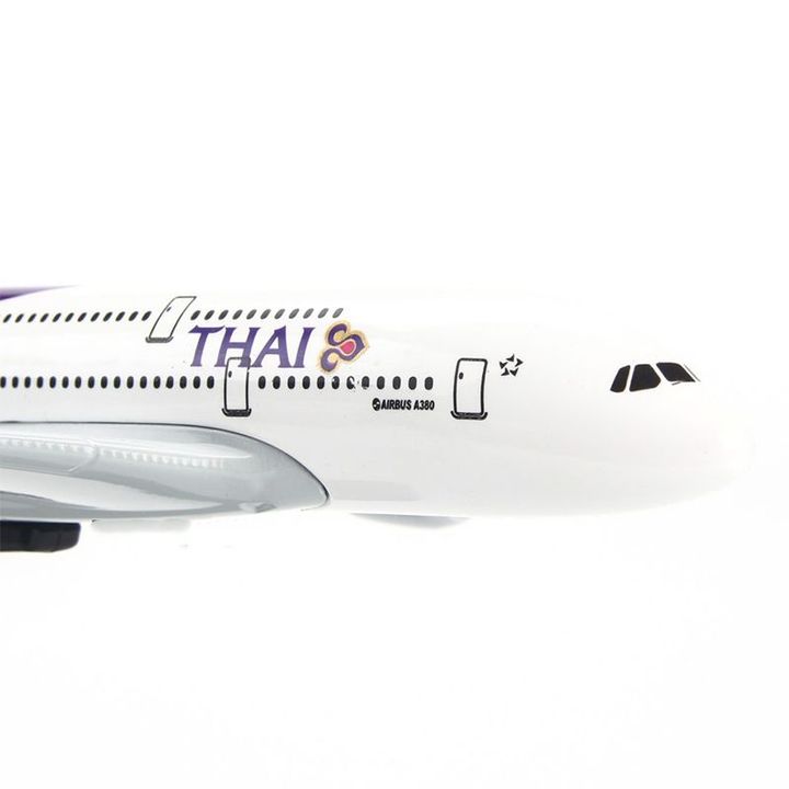 Mô hình Máy bay Thai Airways Airbus A380 20cm